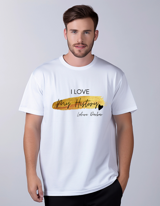 I Love My History Lahore Darbar Printed (Front) Unisex Standard Crew T-Shirt