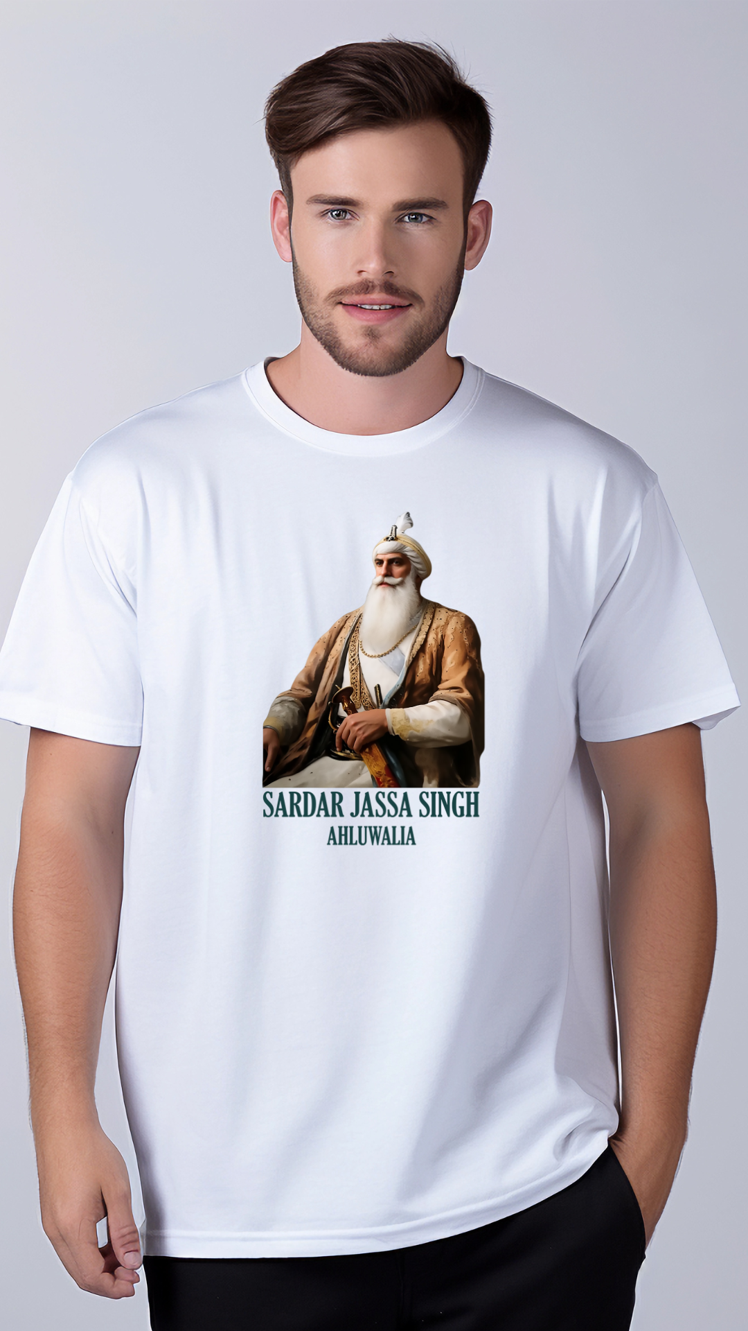 Sardar JS Ahluwalia Printed - Unisex Standard Crew T-Shirt