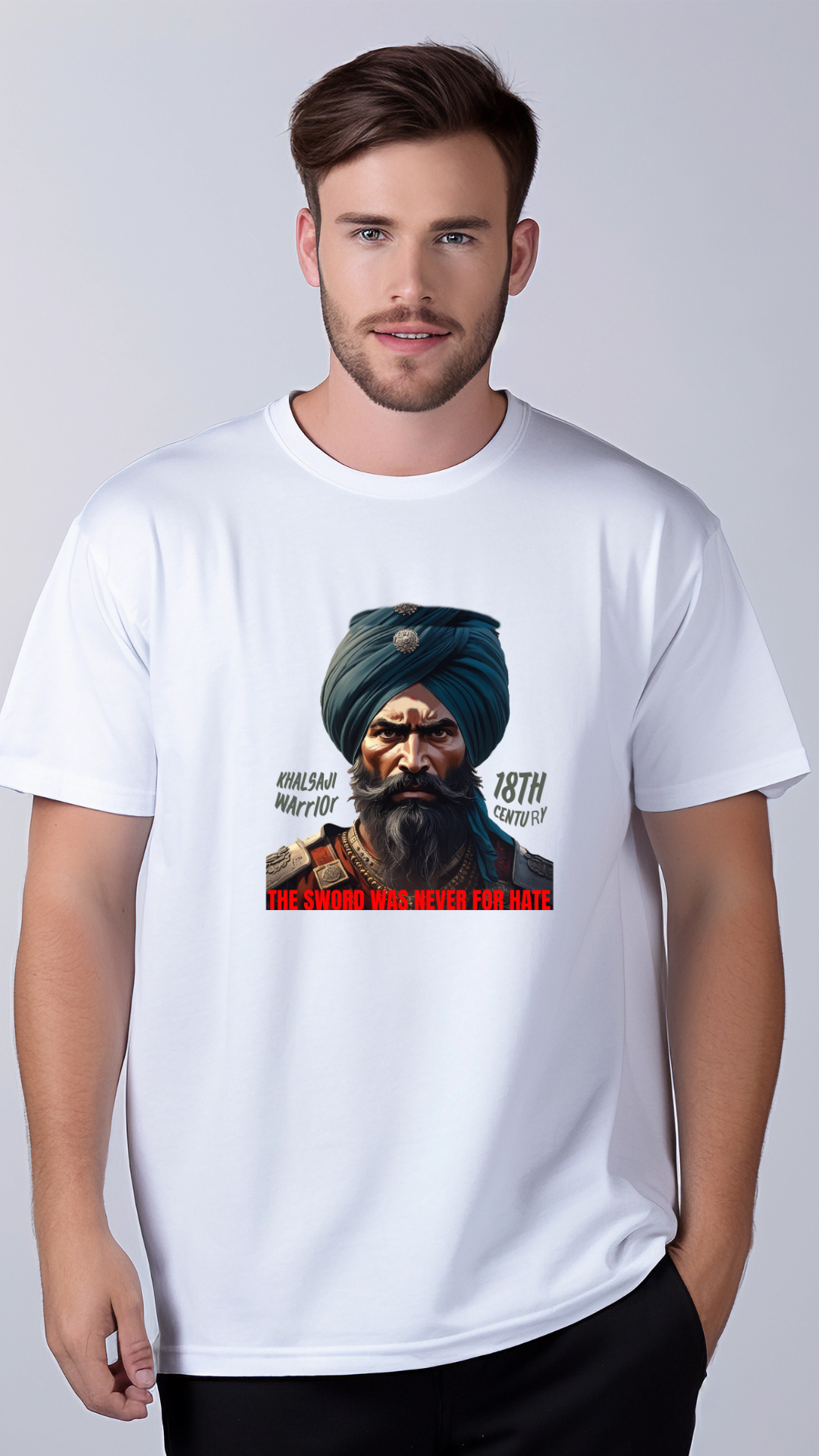 KhalsaJi Warrior 18th Century - Unisex Standard Crew T-Shirt