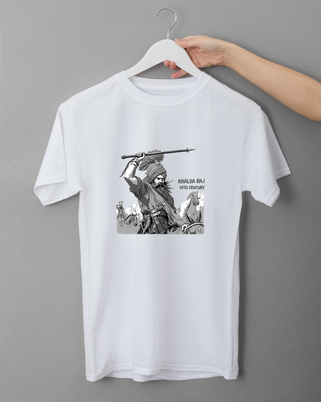 Khalsa Raj 19th Century Man's Classic Crew T-Shirt