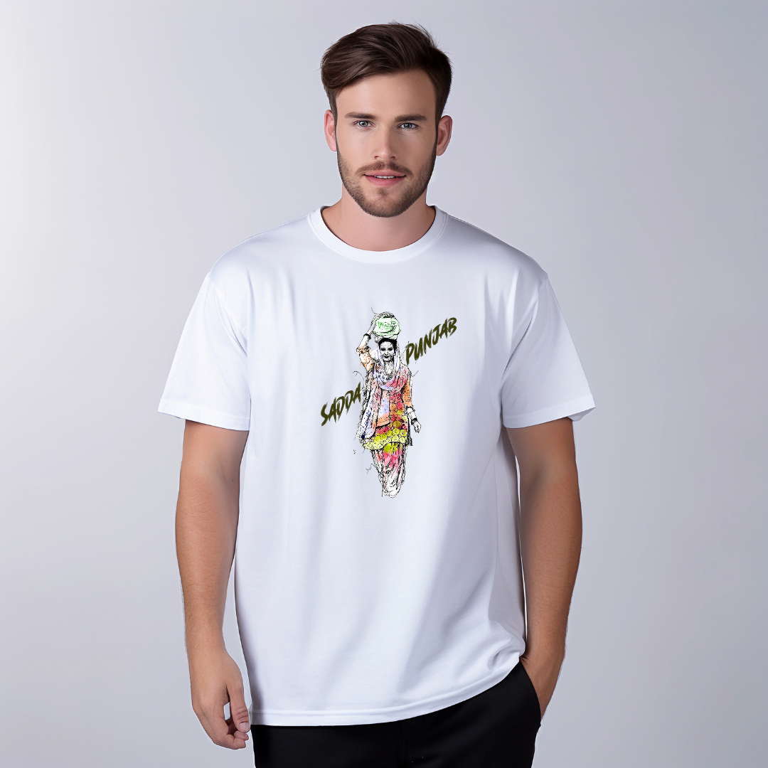 Kudi Punjabi Printed - Men's Standard Crew T-Shirt